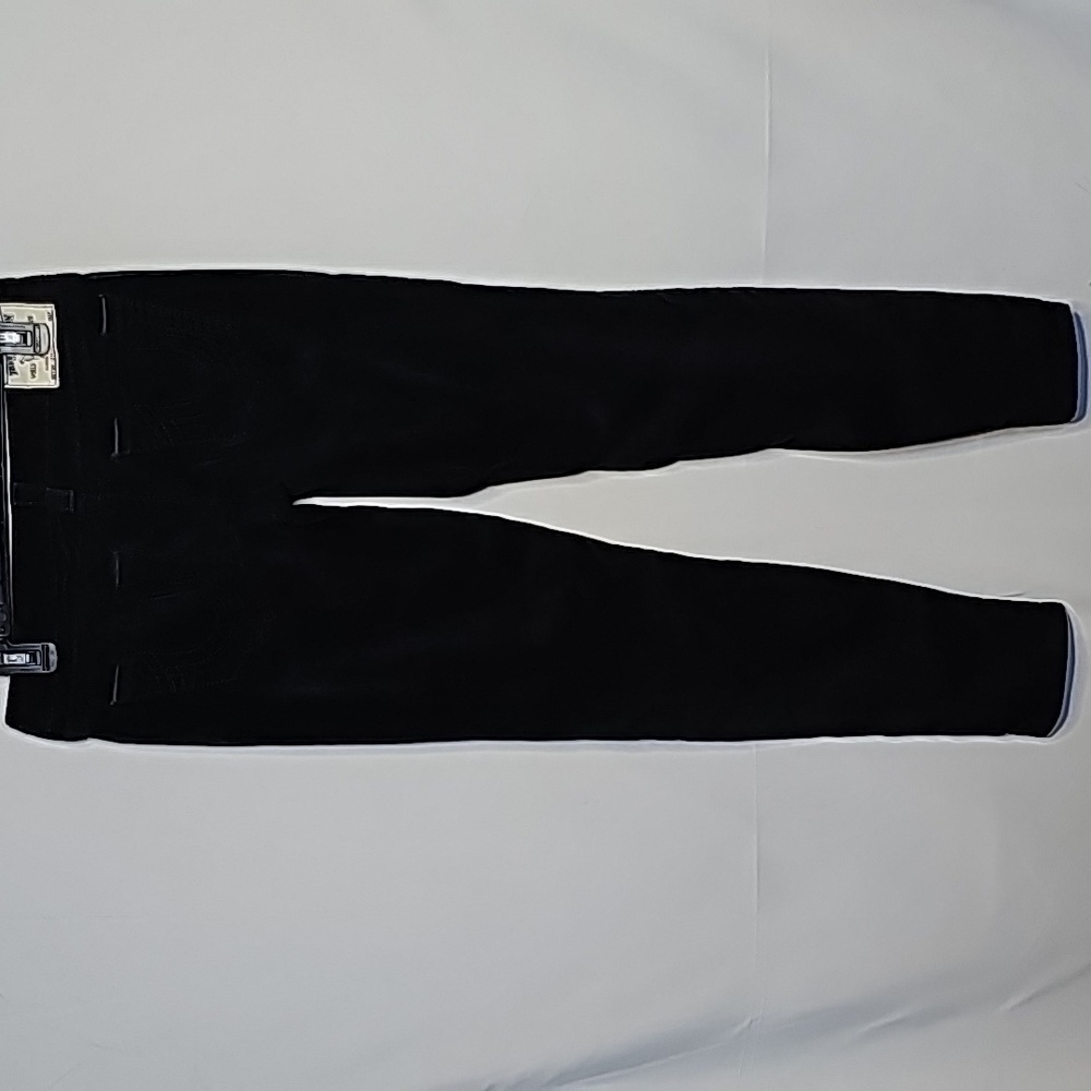 True Religion black plush legging jeans sz 28